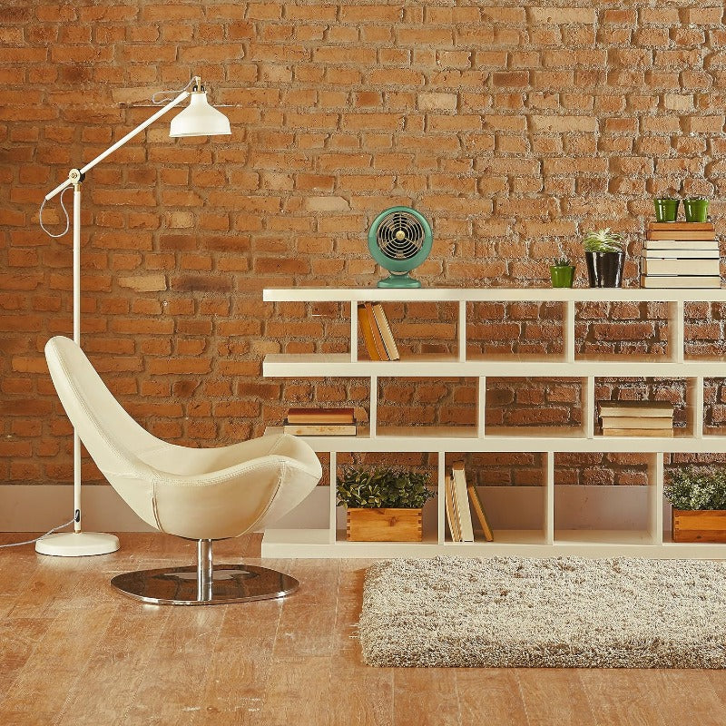 VFAN™ Mini Fan Classic Vintage Fan Retro Metal Air Circulator For Desk and Bedside 2 Speeds Adjustable Tilt Personal Cooling with Targeted Airflow Quiet Fan Green