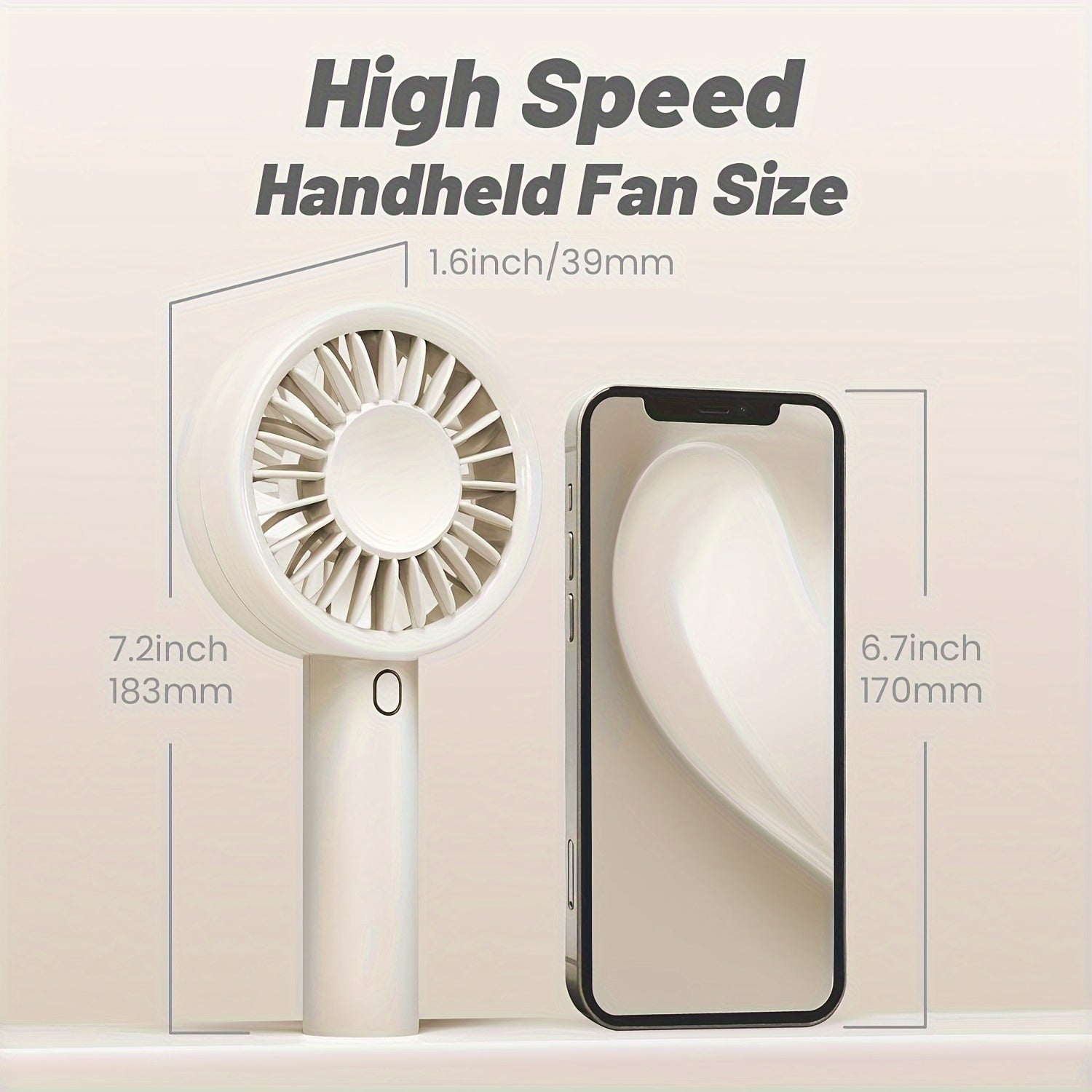 5pcs Portable Fan, Small And Powerful, Cute Design 3 Speed Personal Handheld And Desktop with Base, Lightweight USB Rechargeable for Makeup Stylish Girl Women for Man Travel Indoor Outdoor